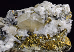4.5cms APATITE QUARTZ PYRITE CRYSTALS DICKITE PERU HUANZALA AB227
