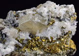 4.5cms APATITE QUARTZ PYRITE CRYSTALS DICKITE PERU HUANZALA AB227