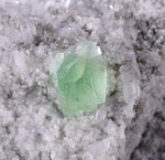 8.8ms  GREEN BLUE FLUORITE PYRITE CRYSTAL PERU HUANZALA MINE SHINY KB18