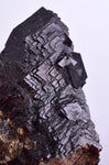 4.4cms  GEM GARNET STEPPED SPESSARTINE CRYSTALS PERU SHINY SHARP RARE GB50