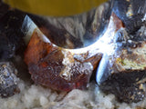 20 cms SPHALERITE BARITE QUARTZ GEM PERU CRYSTALS DISPLAY OR TO CUT IT MB106