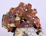 3.4cms NATIVE COPPER PERU CRYSTAL IRON NEW FIND SOME FINE IRIDESCENT IB25