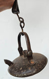 54cms LENTICULAR MINERS LAMP TUNNEL RARE LANTERN IRON CAST NB09