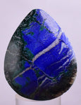 4.9cms AZURITE MALACHITE CABOCHON PERU PENDANT JEWELRY BB142