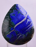 4.9cms AZURITE MALACHITE CABOCHON PERU PENDANT JEWELRY BB142