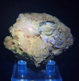 5cms RHODOCHROSITE PAGODA MANGANOAN CALCITE CRYSTALS JORDANITE GALENA PERU RB501