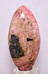 6.2cms RHODOCHROSITE INCA ROSE CABOCHON PERU GEMSTONE MINERAL SPECIMEN BB312