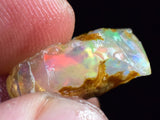 7.5cts FIRE OPAL ETIOPE ROUGH PRECIOUS FIRE OPAL ETHIOPIAN JEWELRY OB68