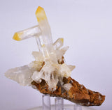 9.1cms QUARTZ HALLOYSITE MANGO COLOMBIA NATURAL CRYSTAL MINERAL SPECIMEN QB62