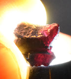 0.9cms PROUSTITE RED RUBY SILVER PERU UCHUCCHACUA MINE MINERAL SPECIMEN HB110
