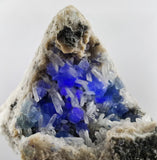 15ms  GREEN PURPLE FLUORITE PYRITE CRYSTAL PERU HUANZALA MINE SHINY KB17