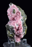 6.9cms RHODOCHROSITE ROSETTE PYRITE CRYSTALS PERU MINERAL SPECIMEN RB528
