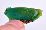 5.1grs GEM SILICA CHRYSOCOLLA LILY MINE PERU CHALCEDONY QUARTZ BLUE ROUGH SB158