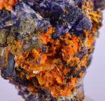 3.6cms GEM RARE WULFENITE FLUORITE MIMETITE MINI CRYSTALS ALAMO ARIZONA USA YB34