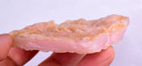 590 grams GEM PINK OPAL PERU ROUGH ANGEL SKIN TRANSLUCENT CORAL COLOR PB82