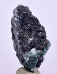 3.1cms GEOCRONITE GREEN FLUORITE CRYSTAL PERU MILPO ATACOCHA PERU SHINY KB34