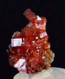 2.7cm VANADINITE CRYSTAL BARITE MIBLADEN MOROCCO MINIATURE MINERAL SPECIMEN WB20