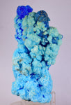 14cms NEW BLUE CHALCANTHITE NATURAL BOTRYOIDAL CRYSTALS PERU TRANSLUCENT FB78