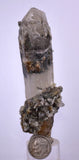 9.1cms GEM QUARTZ NATURAL CHLORITE INCLUDED PHANTOM CRYSTAL PERU  QB77