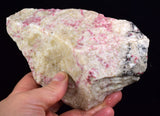545 Grams GEM RED THULITE SCAPOLITE MARIALITE CLINOZOISITE ROUGH PERU OB136