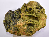 19cms EPIDOTE CRYSTALS PERU MINERAL SPECIMEN COLLECTOR  CB173