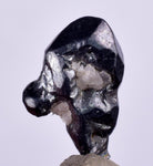 1.3cms GEM ACANTHITE IRIDESCENT QUARTZ PYRARGYRITE CRYSTALS MINERALPERU HB166