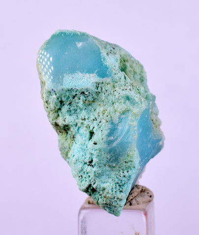 69cts GEM SILICA CHRYSOCOLLA  LILY MINE PERU CHALCEDONY QUARTZ POLISHED BB381
