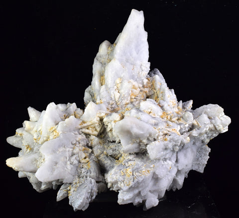13cms NATURAL QUARTZ CALCITE PYRITE CRYSTALS MINERAL SPECIMEN QB89