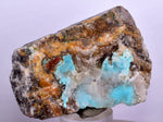 7.2cms DRUZY CHRYSOCOLLA QUARTZ PERU COPPER MINERAL SPECIMEN COLLECTOR DB68