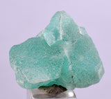 2.3cms EMERALD GREEN FLUORITE CRYSTAL PERU HUANZALA MINE SHINY NEW FIND KB10