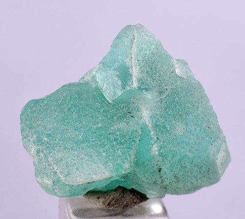 2.3cms EMERALD GREEN FLUORITE CRYSTAL PERU HUANZALA MINE SHINY NEW FIND KB10