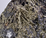 19cm MARCASITE BLADES GEODE PYRITE CHALCOPYRYTE  SPHALERITE PERU CRYSTAL MB120