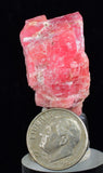 2.7cms RHODOCHROSITE CUBIC CRYSTAL PERU PINK MINERAL SPECIMEN RB586