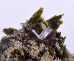 4.3cms PREMIUM EPIDOTE AXINITE CRYSTALS PERU AESTHETIC COLLECTOR CBZ163