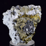 4.5cms APATITE QUARTZ PYRITE CRYSTALS DICKITE PERU HUANZALA AB227