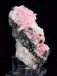7.5cms RHODOCHROSITE QUARTZ CALCITE CRYSTALS JORDANITE (?) GALENA PERU RB510