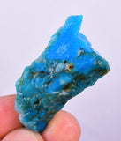 47cts ROYAL BLUE GEM SILICA CHRYSOCOLLA CHALCEDONY LILY MINE PERU ROUGH SB181