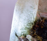 9.3cms QUARTZ EPIDOTE TOURMALINE CRYSTAL MINERAL SPECIMEN QB102