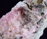 10cms RHODOCHROSITE ROSETTE PYRITE CRYSTALS PERU MINERAL SPECIMEN RB580