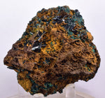8.4cms ATACAMITE QUARTZ CRYSTALS LIMONITE  LILY MINE PERU MINERAL SPECIMEN AB185