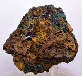 8.4cms ATACAMITE QUARTZ CRYSTALS LIMONITE  LILY MINE PERU MINERAL SPECIMEN AB185
