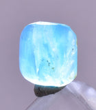 0.5ct GEM BLUE OPAL SCENIC CABOCHON PERU SEASCAPE PENDANT JEWELRY BB298