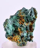3cms MALACHITE CRYSTALS CONGO MINDINGI MINE SUPER SHINY MINERAL SPECIMEN UB93