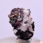 1cms NATIVE SILVER WIRES PERU PROUSTITE CALCITE QUARTZ UCHUCCHACUA MINE HB53