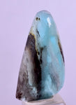 11.5ct GEM BLUE OPAL SCENIC CABOCHON PERU SEASCAPE PENDANT JEWELRY BB347