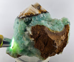 15cms MOUNTAIN OF GEM SILICA DRUZY CHRYSOCOLLA BOTRYOIDAL LILY MINE PERU DB94