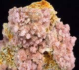 9.7cms ROSE DRUZY QUARTZ BRIGHT CRYSTALS CATHEDRAL BOTRYOIDAL PERU NEW FIND QB72