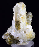 4.3cms PREHNITE QUARTZ EPIDOTE CRYSTALS PERU SHINY MINERAL SPECIMEN QB111
