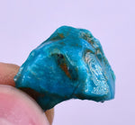 10carats GEM SILICA CHRYSOCOLLA CHALCEDONY PERU HIGH YIELD NEW FIND ROUGH SB114