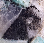18cms AMAZONITE MICROCLINE QUARTZ CRYSTALS DENDRITES MICA MUSCOVITE PERU EB66